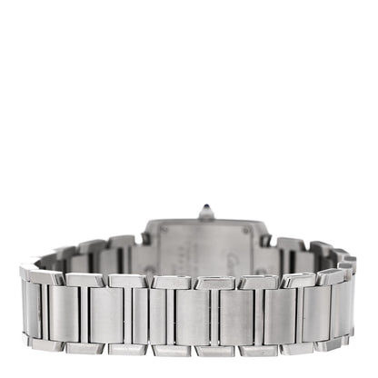 Cartier Stainless Steel 20mm Tank Francaise Quartz Watch 3 of 4