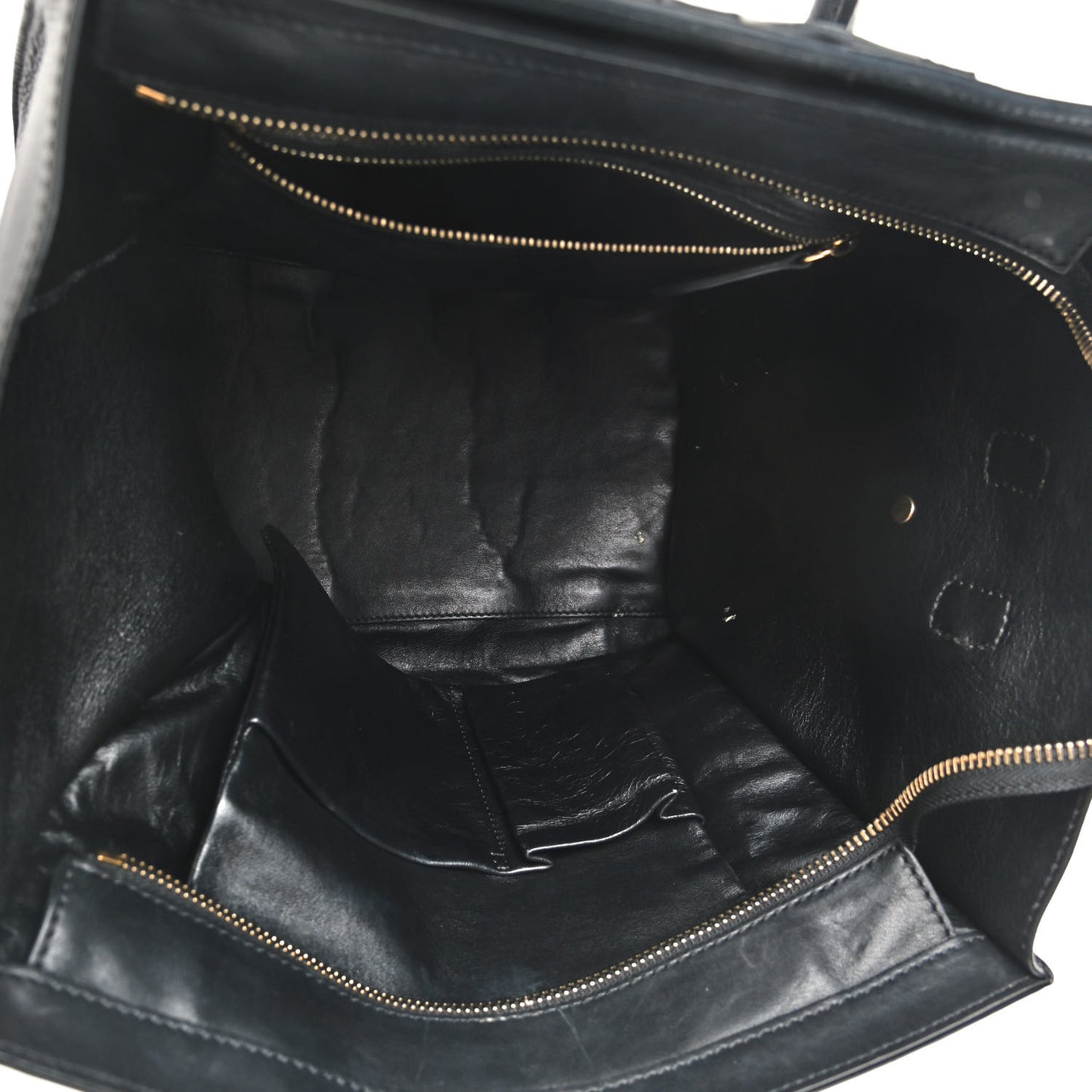 Smooth Calfskin Mini Luggage Black