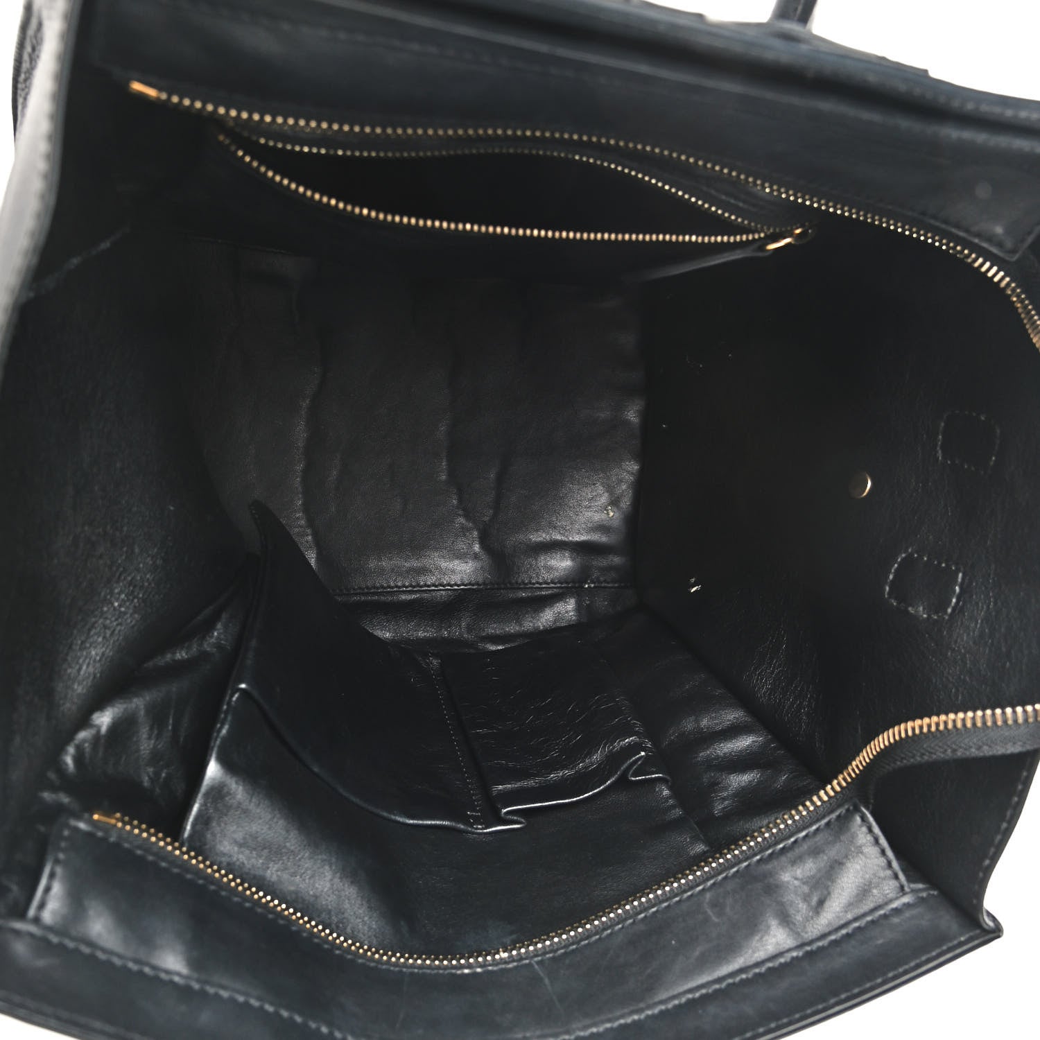 Celine Smooth Calfskin Mini Luggage Black 5 of 13