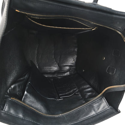 Celine Smooth Calfskin Mini Luggage Black 5 of 13
