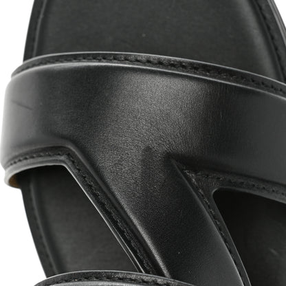 Bottega Veneta Calfskin The Band Flat Sandals 37.5 Black 11 of 12