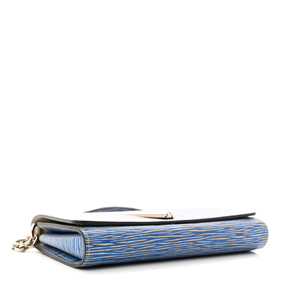 Louis Vuitton Epi Twist Chain Wallet Denim Light 4 of 11