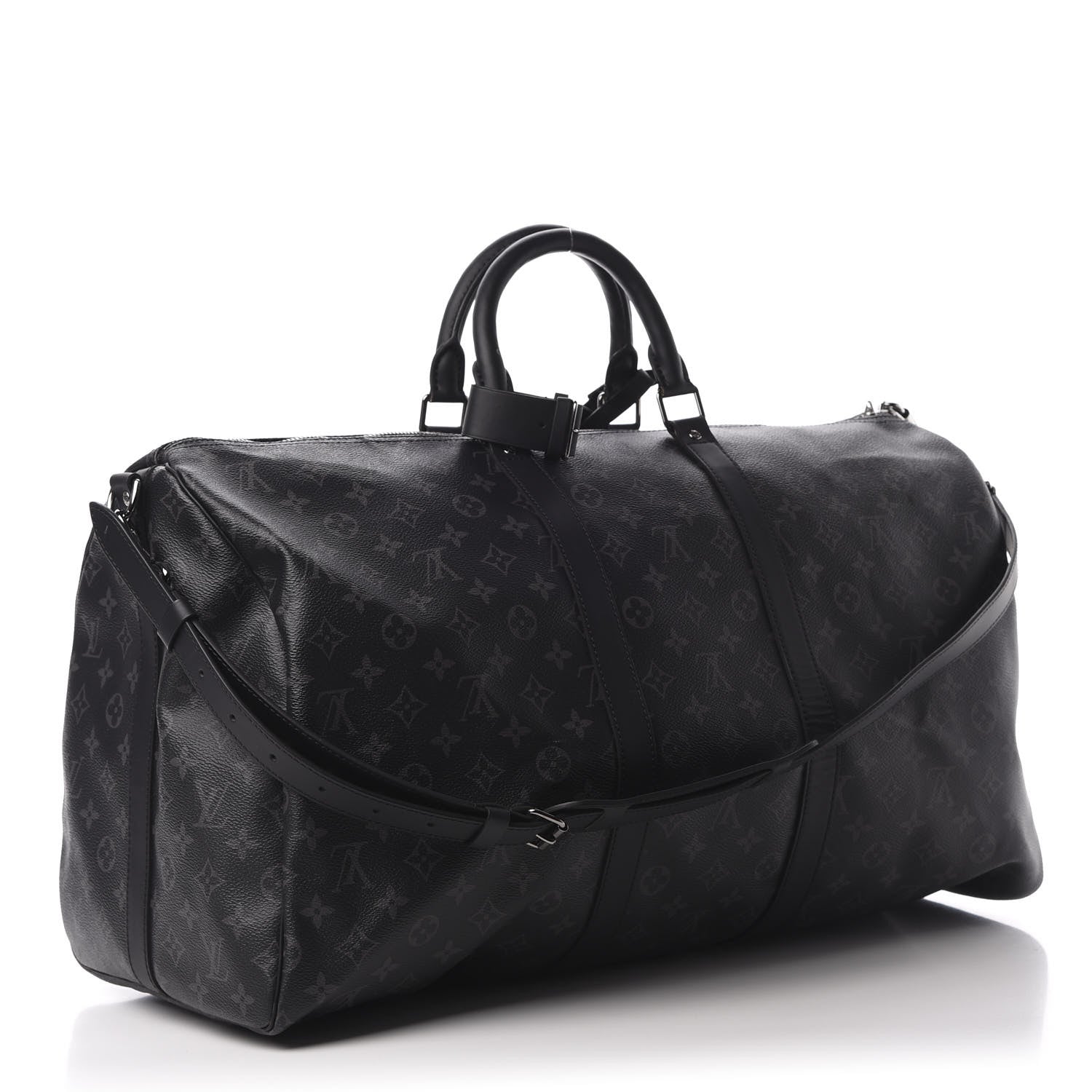 Louis Vuitton Monogram Eclipse Keepall Bandouliere 55 2 of 15