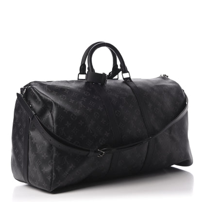 Louis Vuitton Monogram Eclipse Keepall Bandouliere 55 2 of 15