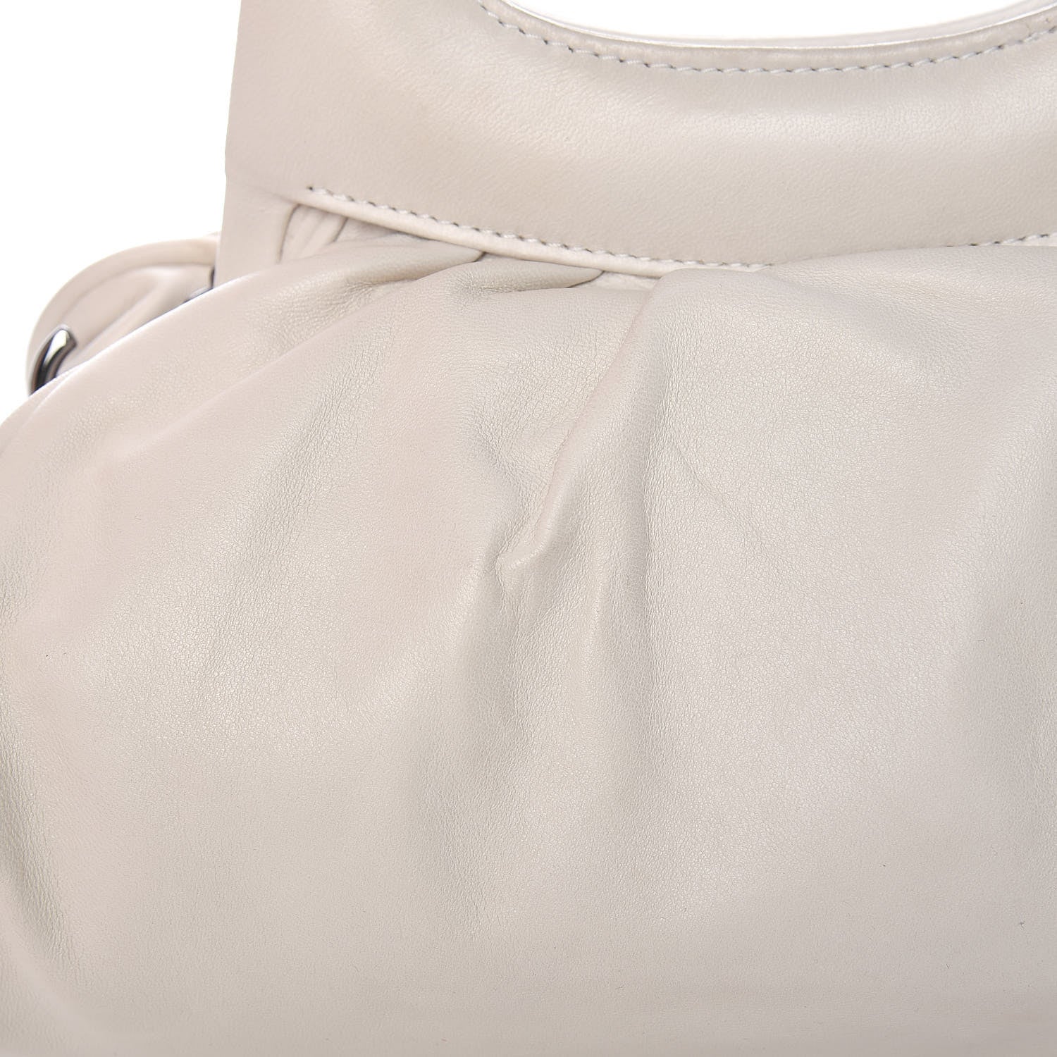 Chanel Lambskin Chain Embellished Frame Tote Ivory 12 of 14