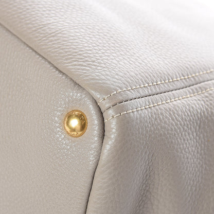 Prada Vitello Daino Side Pocket Hobo Pomice 12 of 17