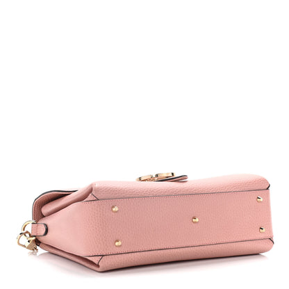Gucci Dollar Calfskin Interlocking G Top Handle Shoulder Bag Soft Pink 4 of 20
