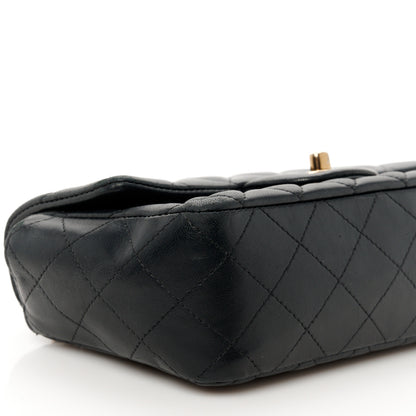 Chanel Lambskin Quilted Mini Rectangular Flap Black 10 of 11