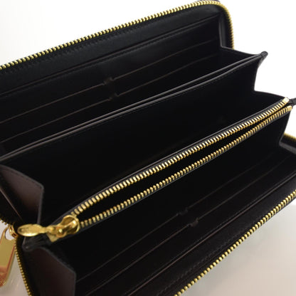 Louis Vuitton Vernis Kusama Infinity Dots Zippy Wallet Black 5 of 7
