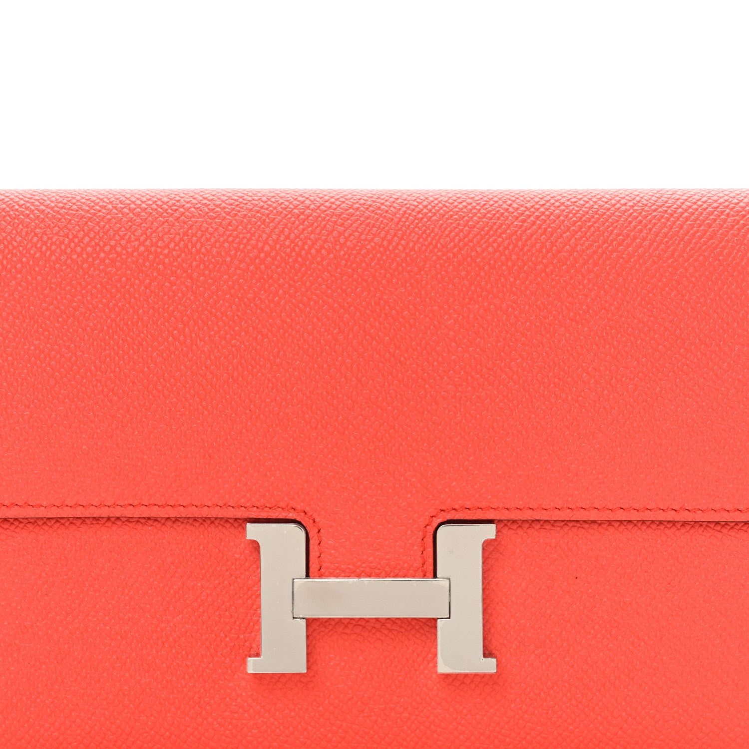 Hermes Epsom Constance Long Wallet Capucine 7 of 9