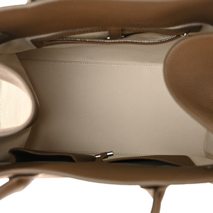 The Row Matte Grained Calfskin Soft Margaux 15 Taupe 5 of 10