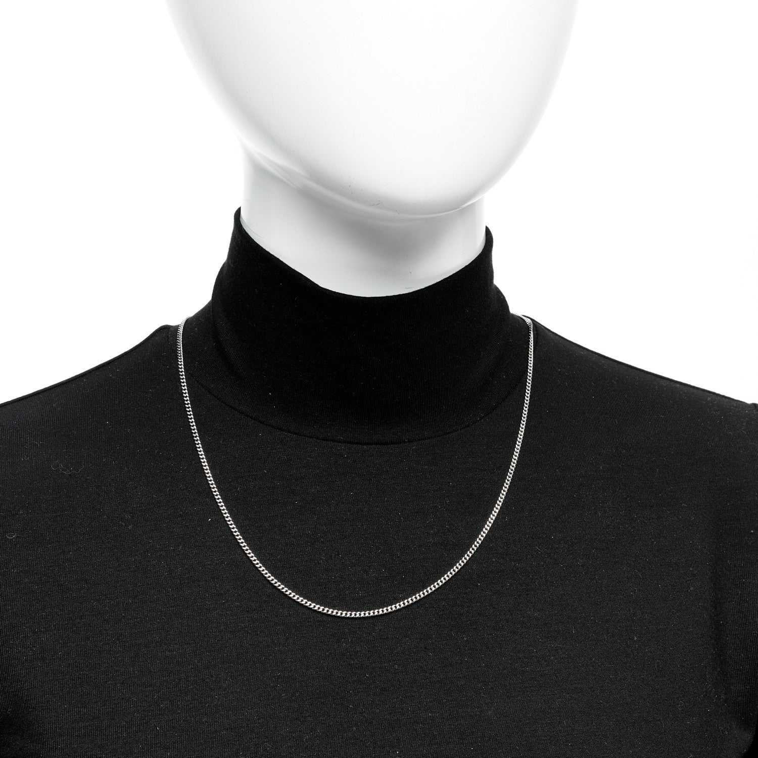 John Hardy Sterling Silver 2.1mm Curb Chain Necklace 22" 2 of 5