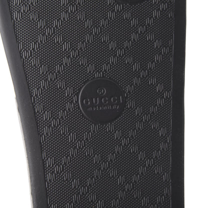 Gucci X SEGA Supreme Canvas GUCCY Stars Womens Slide Sandals 36 Mystic White Gold 10 of 11