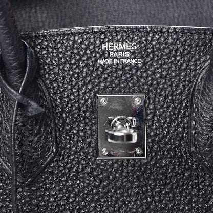 Hermes Togo Birkin 25 Black 6 of 8