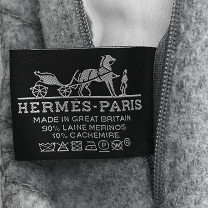 Hermes Wool Cashmere Avalon III Pillow PM Ecru Gris Clair 3 of 3
