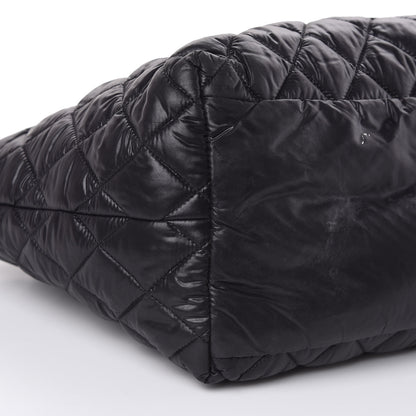 Chanel Nylon Quilted Small Coco Cocoon Reversible Tote Black 8 of 13