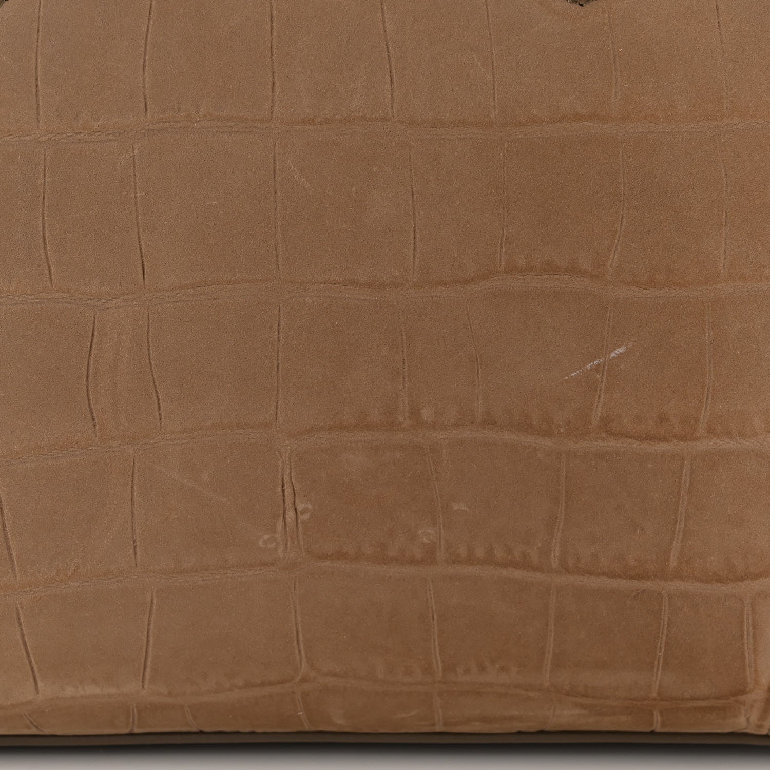 Celine Crocodile Embossed Nubuck Phantom Luggage Beige 12 of 12