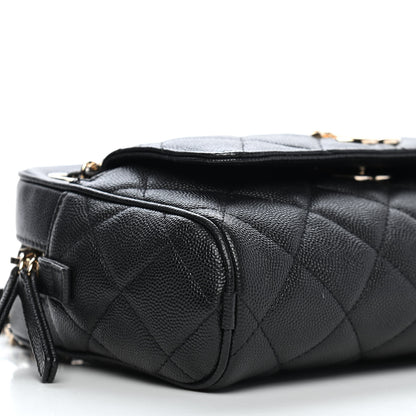 Chanel Caviar Quilted Small In & Out Camera Case Black 8 of 9