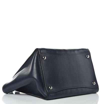 Prada Glace Calf Small Twin Pocket Tote Baltico 4 of 12