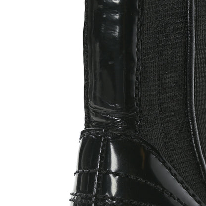 Louis Vuitton Patent Limitless Tall Boots 39 Black 9 of 9