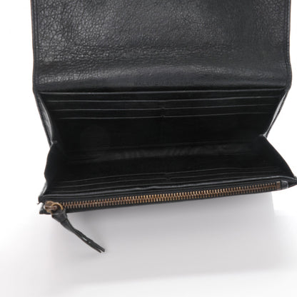 Balenciaga Agneau Classic Hardware Money Wallet Black 5 of 6