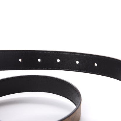 Louis Vuitton Reverse Monogram 25mm Dauphine Reversible Belt 85 34 Black 6 of 6