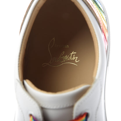 Christian Louboutin Calfskin Womens Arkenspeed Sneakers 39 White Multi 7 of 8