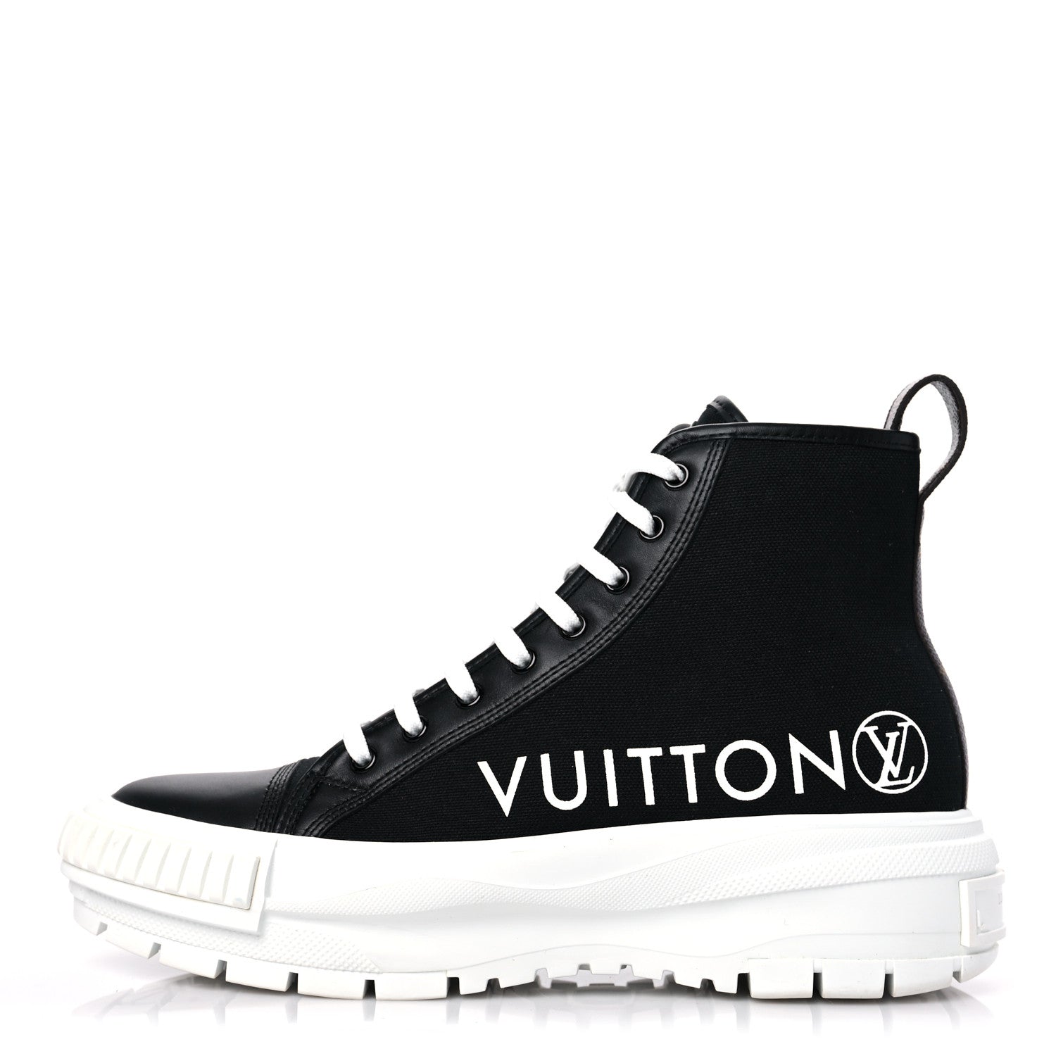 Louis Vuitton Canvas LV Squad Sneaker Boots 41 Black 1 of 12