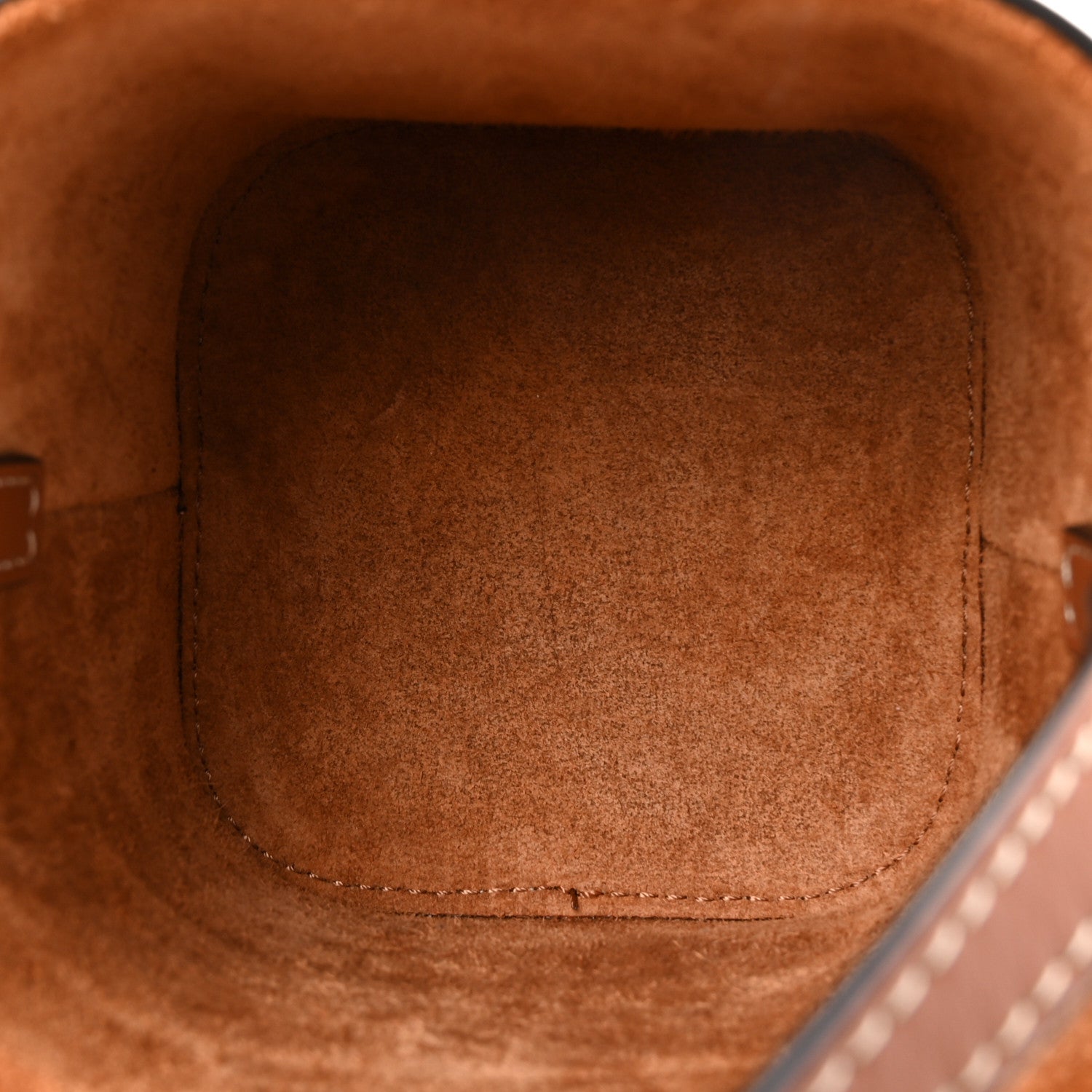 Celine Smooth Calfskin Small Cuir Triomphe Box Tan 5 of 10