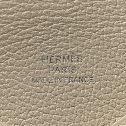 Hermes Evercolor Calvi Card Case Nata 6 of 7