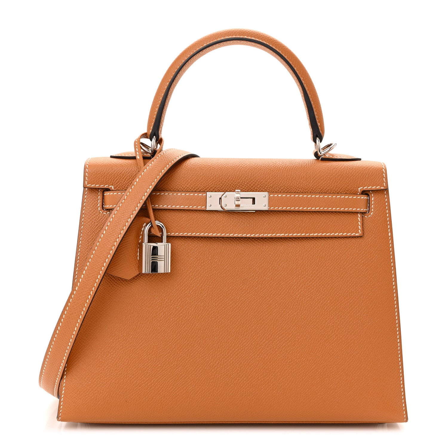 Hermes Epsom Kelly Sellier 25 Toffee 1 of 11