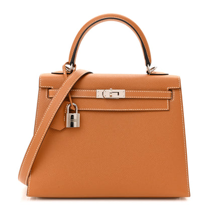 Hermes Epsom Kelly Sellier 25 Toffee 1 of 11