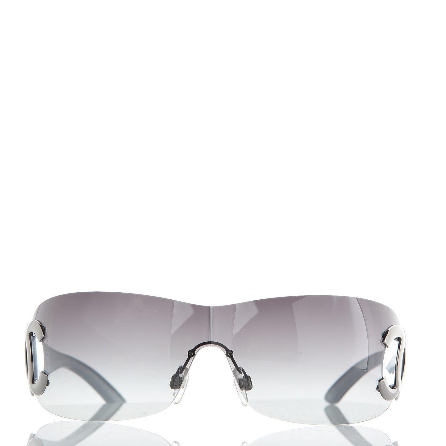 Frameless CC Logo Sunglasses 4125 Black