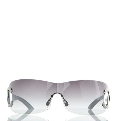 Chanel Frameless CC Logo Sunglasses 4125 Black 3 of 7