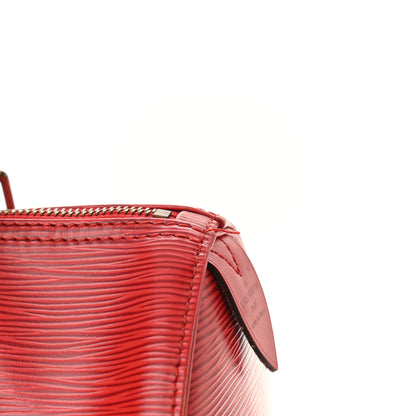 Louis Vuitton Epi Speedy 25 Castillan Red 11 of 13
