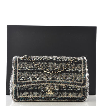 Chanel Tweed Medium Single Flap Green 11 of 11