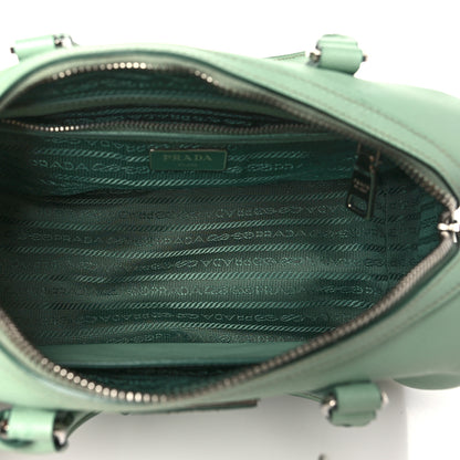 Prada Saffiano Lux Top Handle Crossbody Bag Acquamarina 5 of 10
