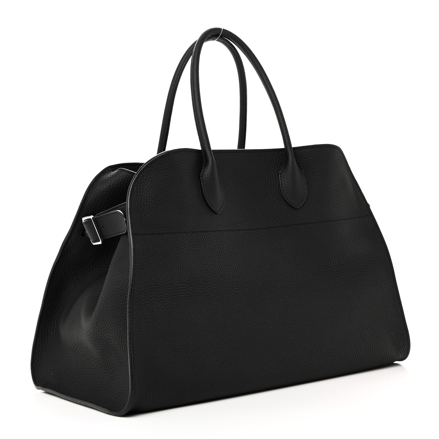 The Row Matte Grained Calfskin Soft Margaux 15 Black 3 of 9