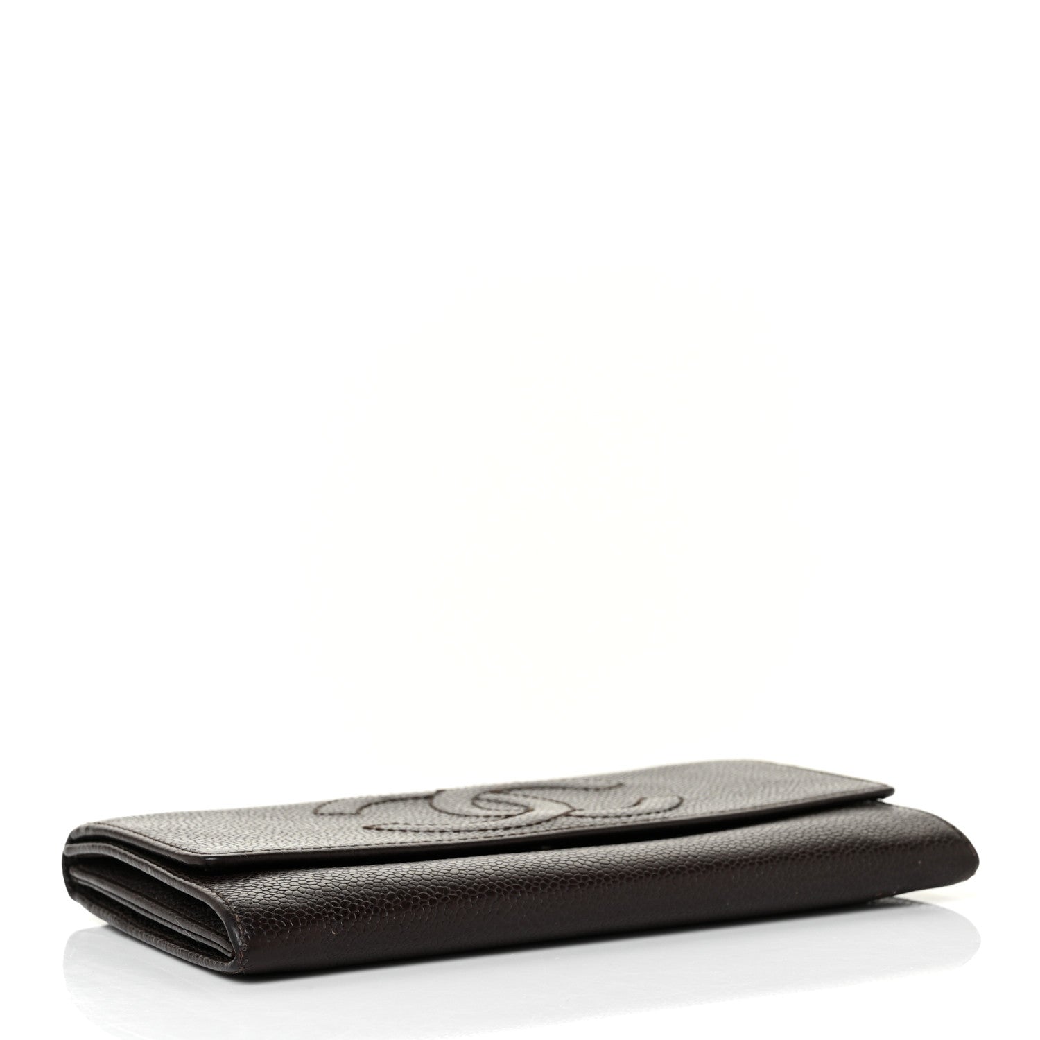 Chanel Caviar Timeless CC Flap Wallet Brown 4 of 9