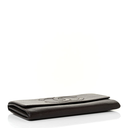 Chanel Caviar Timeless CC Flap Wallet Brown 4 of 9