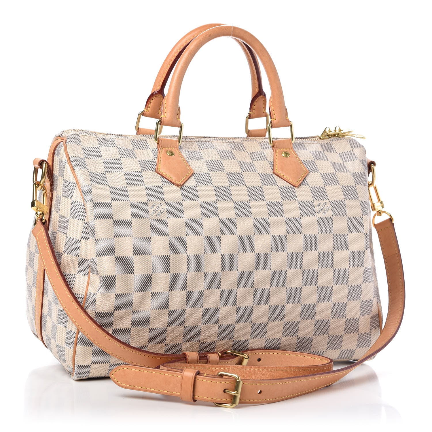 Louis Vuitton Damier Azur Speedy Bandouliere 30 3 of 9