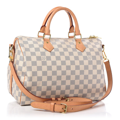 Louis Vuitton Damier Azur Speedy Bandouliere 30 3 of 9