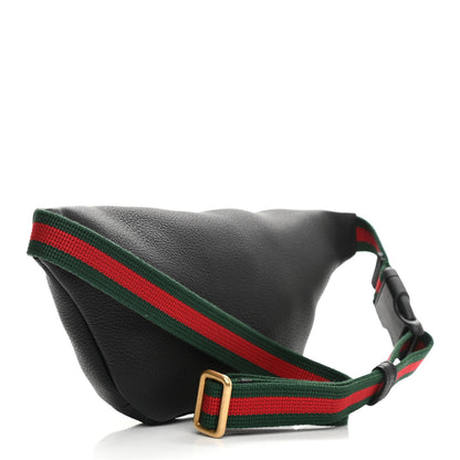 Gucci Grained Calfskin Small Logo Belt Bag Black 3 of 9