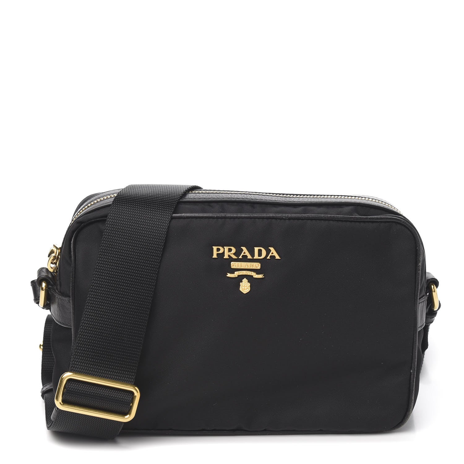 Prada Tessuto Nylon Crossbody Black 1 of 9