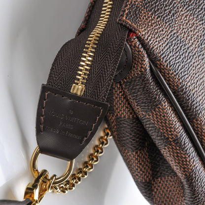 Louis Vuitton Damier Ebene Eva Clutch 8 of 9