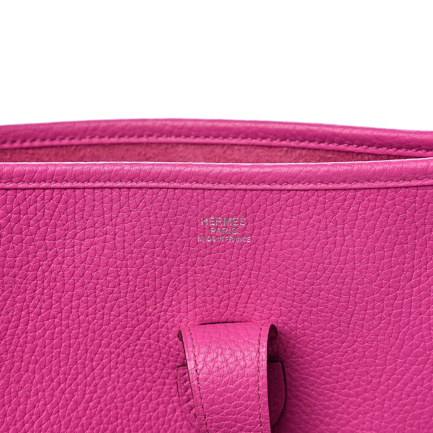 Hermes Taurillon Clemence Evelyne III GM Magnolia 5 of 9