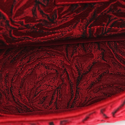 Christian Dior Velvet Rose Medium Caro Bag Rouge 5 of 10