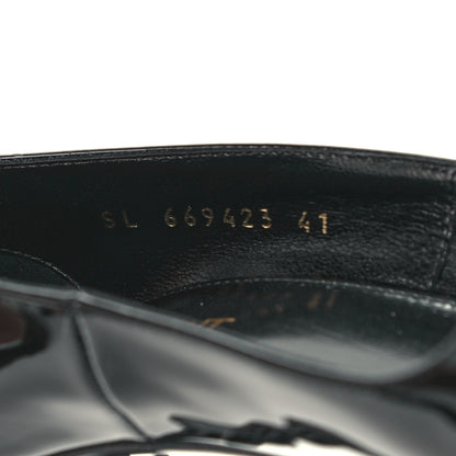 Saint Laurent Patent Calfskin Opyum 110 Sandals 41 Black 10 of 11