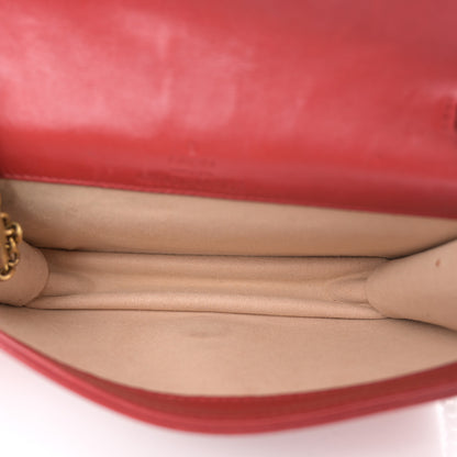 Gucci Calfskin Matelasse GG Marmont Mini Bag Hibiscus Red 5 of 13