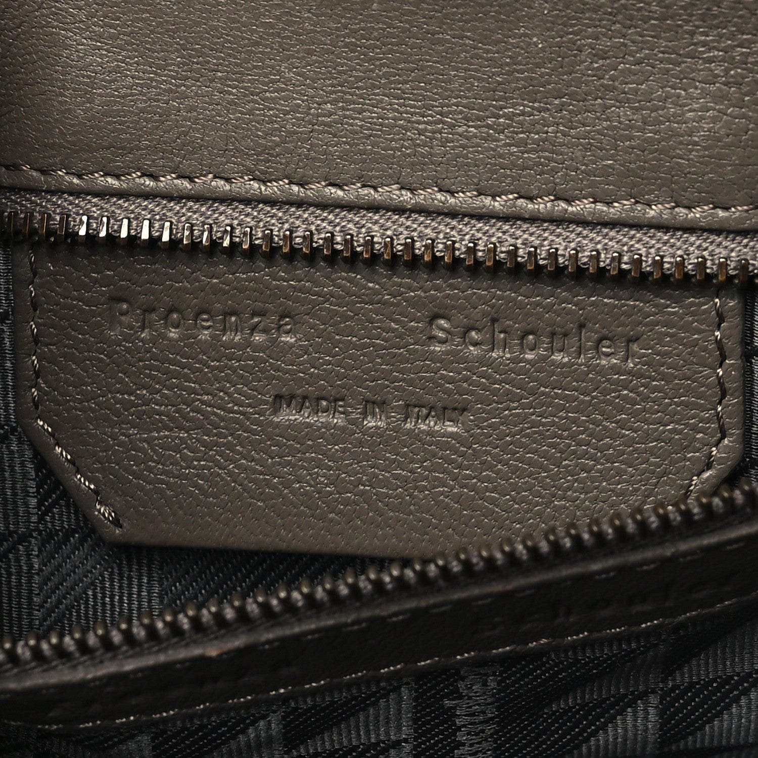 Proenza Schouler Lambskin Tiny PS1 Satchel Smoke 6 of 13